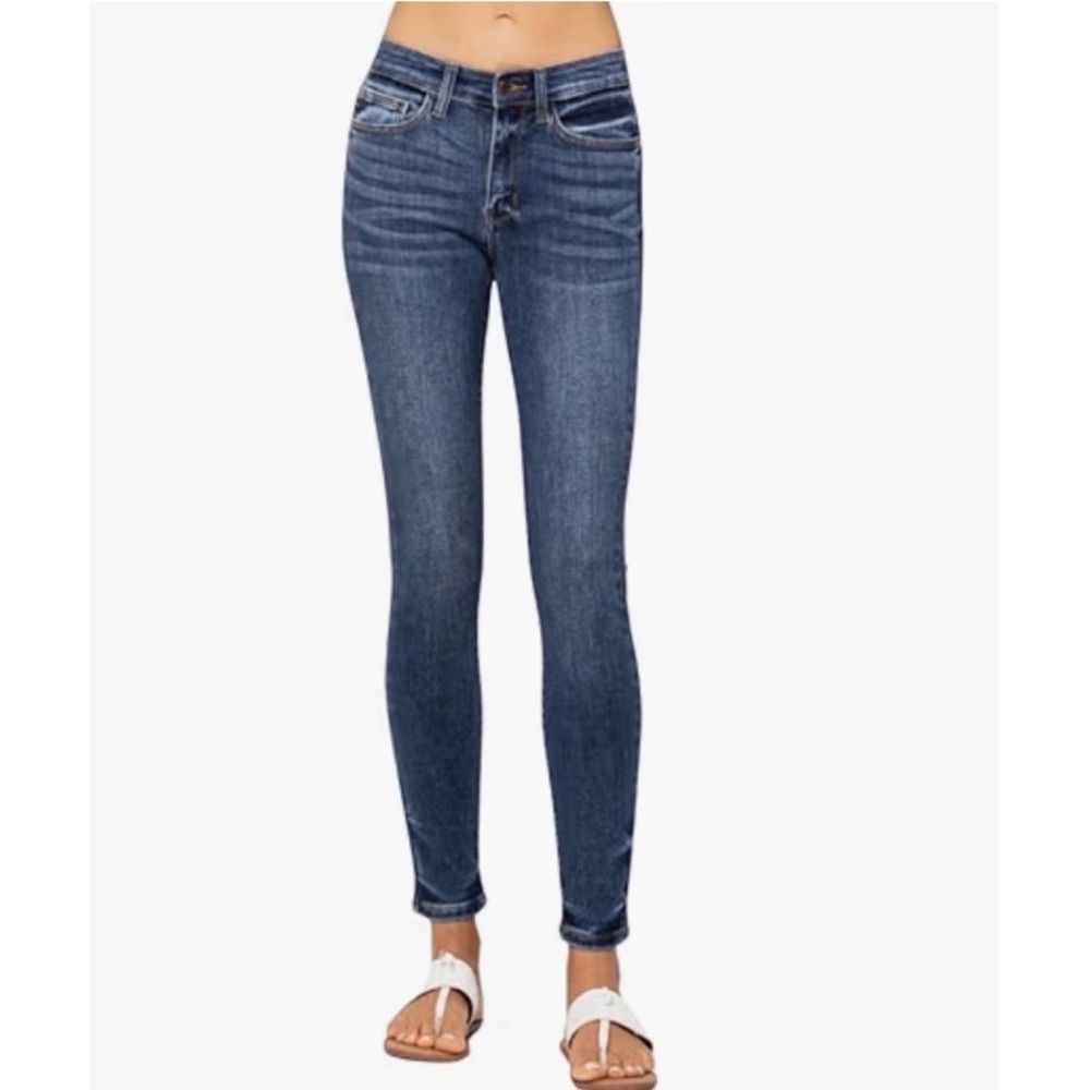 NEW Judy Blue Skinny Jeans Womens 20W Blue NWT Mid Rise JB82252MD‎ Stretch